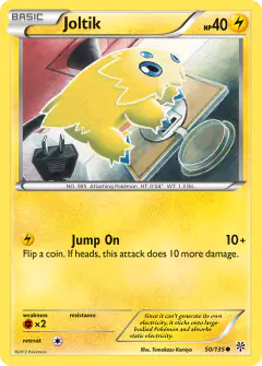 Joltik Common card from Plasma Storm