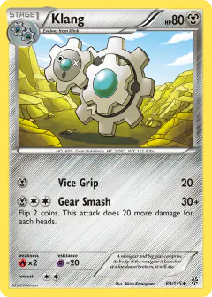 Klang Uncommon card from Plasma Storm
