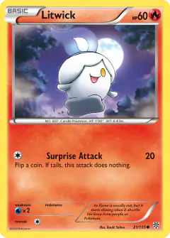 Litwick Common card from Plasma Storm