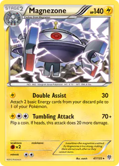 Magnezone Rare card from Plasma Storm