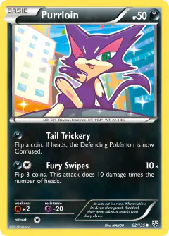 Purrloin Common card from Plasma Storm