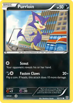 Purrloin Common card from Plasma Storm