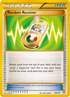 Random Receiver Rare Secret card from Plasma Storm