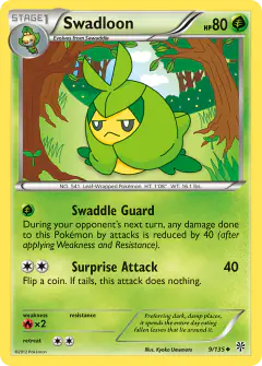 Swadloon Uncommon card from Plasma Storm