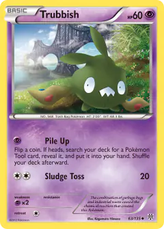 Trubbish Uncommon card from Plasma Storm