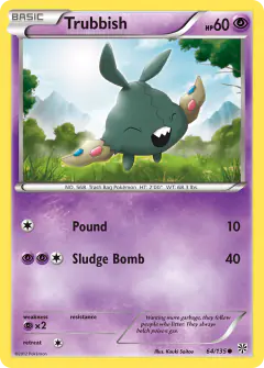 Trubbish Common card from Plasma Storm