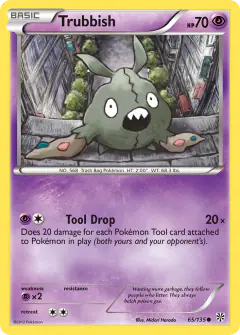 Trubbish Common card from Plasma Storm