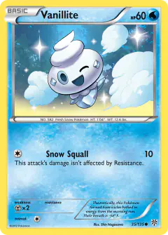 Vanillite Common card from Plasma Storm