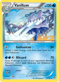 Vanilluxe Rare card from Plasma Storm