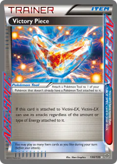 Victory Piece Rare ACE card from Plasma Storm