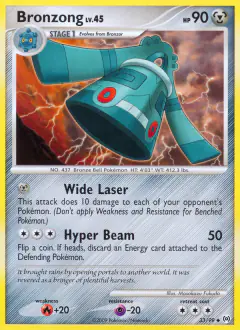 Bronzong Uncommon card from Platinum Arceus