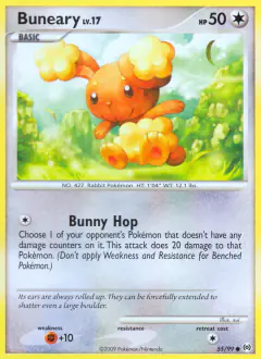 Buneary Common card from Platinum Arceus