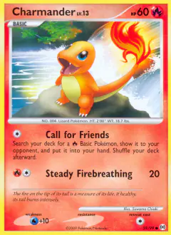 Charmander Common card from Platinum Arceus