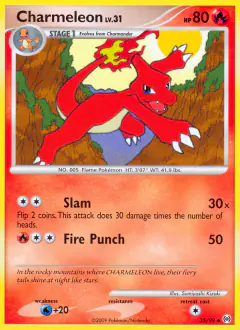 Charmeleon Uncommon card from Platinum Arceus