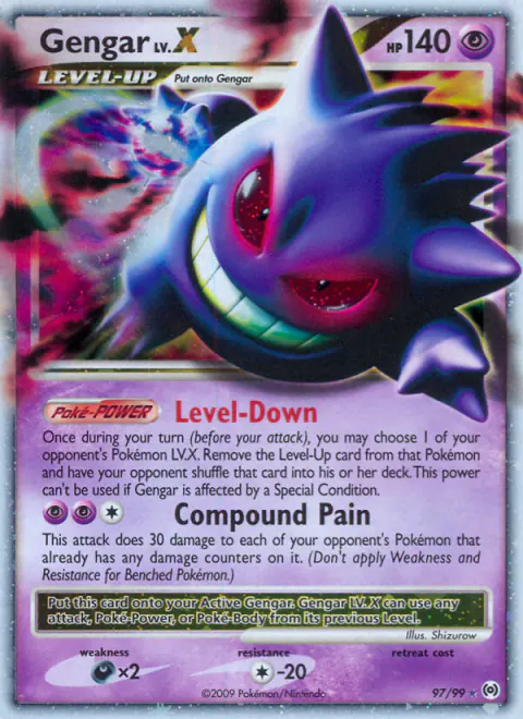 Gengar LV.X Rare Holo LV.X