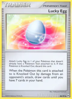 Lucky Egg Uncommon card from Platinum Arceus