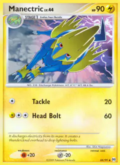 Manectric Uncommon card from Platinum Arceus