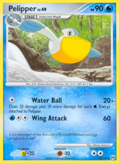 Pelipper Uncommon card from Platinum Arceus
