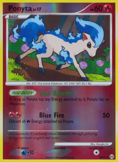 Ponyta Rare card from Platinum Arceus