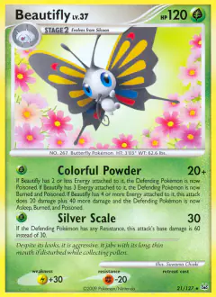 Beautifly Rare card from Platinum Base
