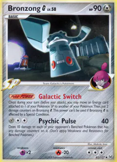 Bronzong G Uncommon card from Platinum Base