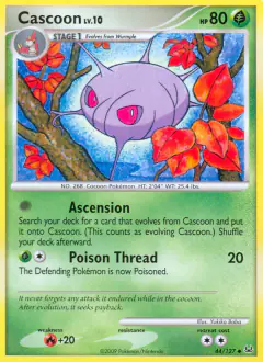 Cascoon Uncommon card from Platinum Base