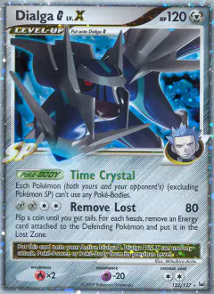 Dialga G LV.X Rare Holo LV.X card from Platinum Base