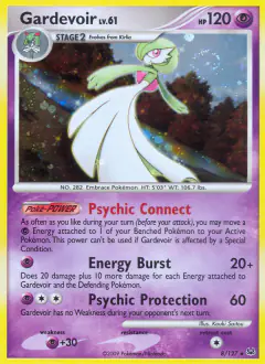 Gardevoir Rare Holo card from Platinum Base