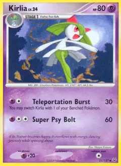 Kirlia Uncommon card from Platinum Base