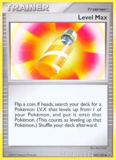 Level Max Uncommon card from Platinum Base