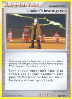 Looker's Investigation Uncommon card from Platinum Base