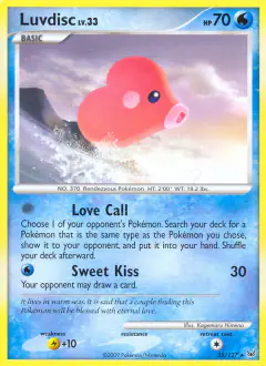 Luvdisc Rare card from Platinum Base