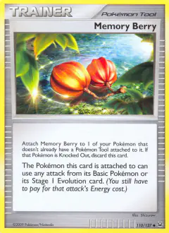 Memory Berry Uncommon card from Platinum Base