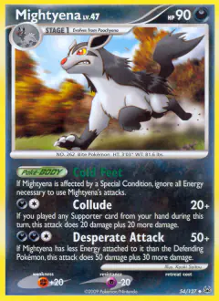 Mightyena Uncommon card from Platinum Base