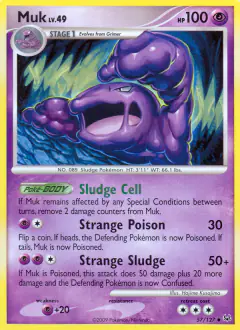 Muk Uncommon card from Platinum Base
