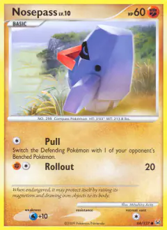 Nosepass Common card from Platinum Base