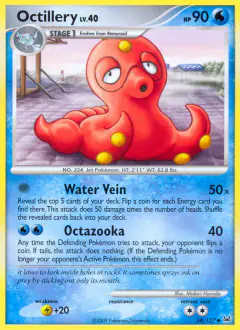 Octillery Uncommon card from Platinum Base