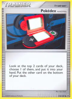 Pokédex HANDY910is Uncommon card from Platinum Base