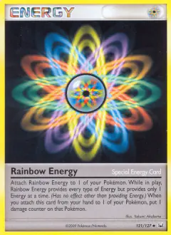 Rainbow Energy Uncommon card from Platinum Base