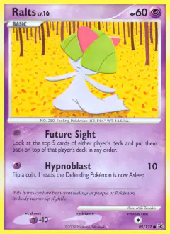 Ralts Common card from Platinum Base