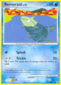 Remoraid Common card from Platinum Base