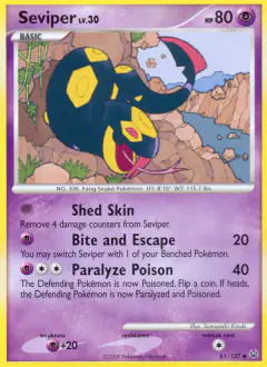 Seviper Uncommon card from Platinum Base