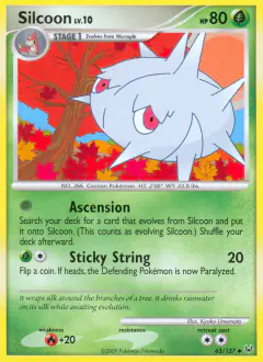 Silcoon Uncommon card from Platinum Base