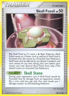Skull Fossil Common card from Platinum Base