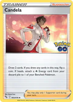 Candela Uncommon card from Pokémon GO