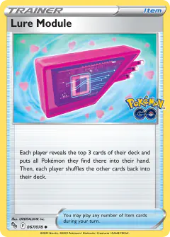 Lure Module Uncommon card from Pokémon GO