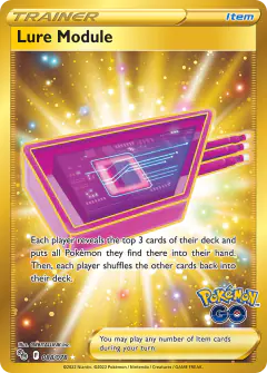 Lure Module Rare Secret card from Pokémon GO
