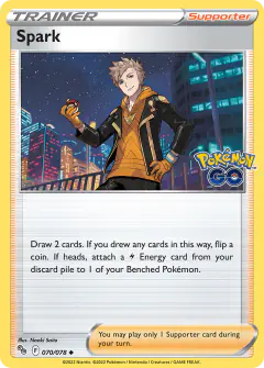 Spark Uncommon card from Pokémon GO