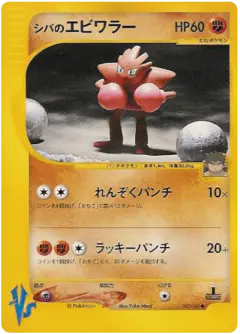 Bruno's Hitmonchan Common card from Pokémon VS