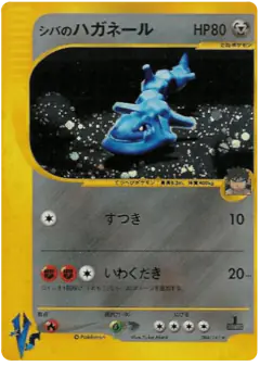 Bruno's Steelix Rare Holo card from Pokémon VS